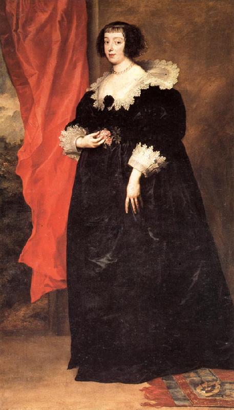 Anthony Van Dyck Portrait of Marguerite of Lorraine,Duchess of Orleans